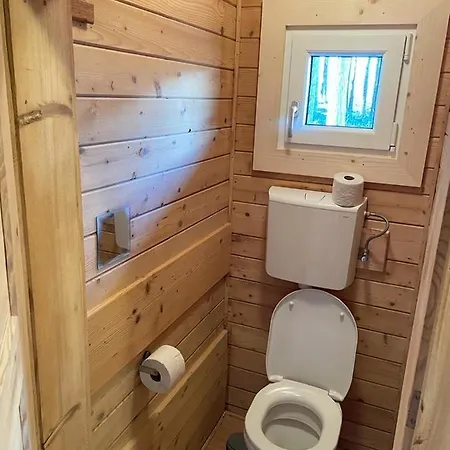 Waldchalet Am Eichhof Dağ evi *